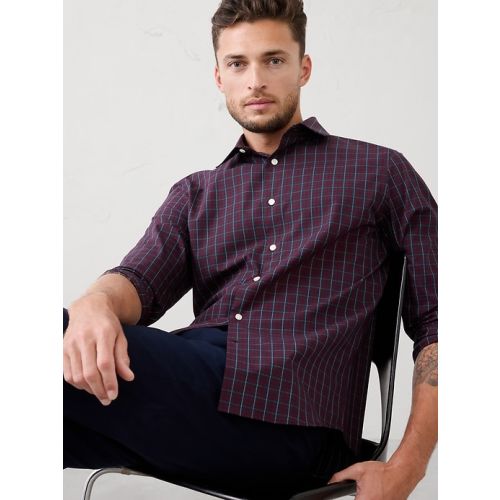 Slim Untucked Dress Shirt