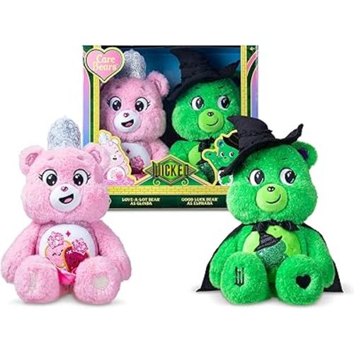 Care Bears - x Wicked 2-Pack - Love-a-Lot Bear as Glinda & Good Luck Bear as Elphaba