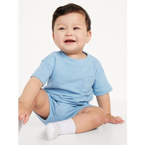 Short-Sleeve Pocket T-Shirt and Shorts Set for Baby