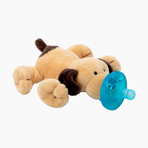 WubbaNub WubbaNub Pacifier - Brown Puppy, Attached