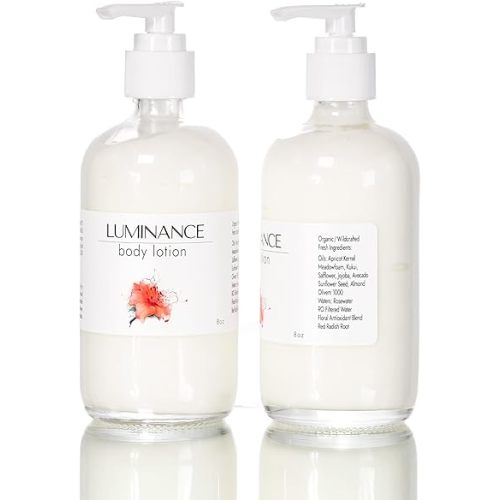 Luminance Skincare Body Lotion | Organic | Vegan | Non-Toxic | Non-Synthetic | |Deeply Placed Moisture | Freshly Made, Shipped Daily | All Who Touch Your Body Will Smile, You To.