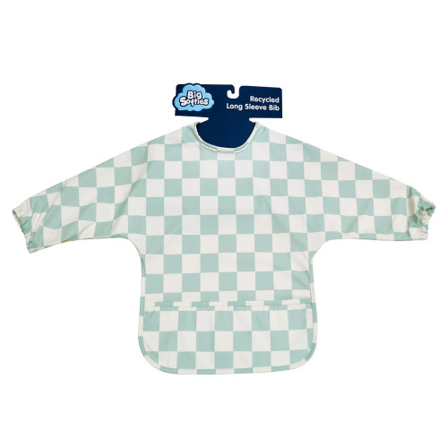 Big Softies Recylced Long Sleeve Bib - Sage