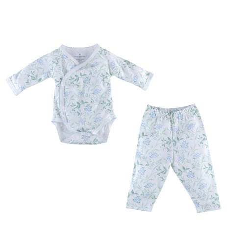 Kimono Set Hydrageneas Blue
