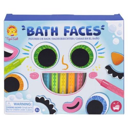 Tiger Tribe Foam Sticky Bath Faces for Tiles & Bath