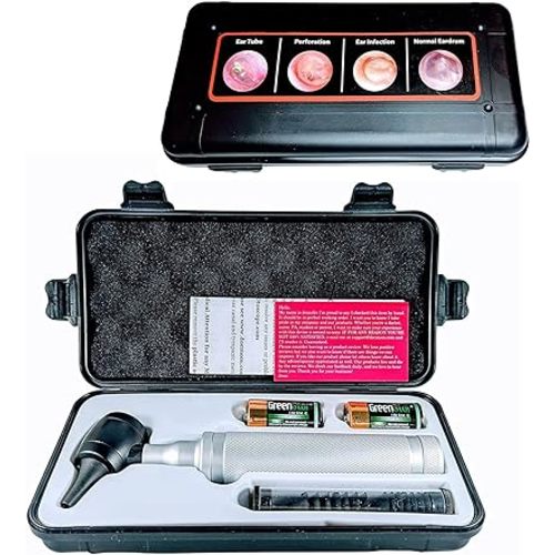 【Lifetime Warranty】5th Gen Dr Mom Professional Otoscope - 100% Forever Guarantee - Full-Size with Our Largest Lens