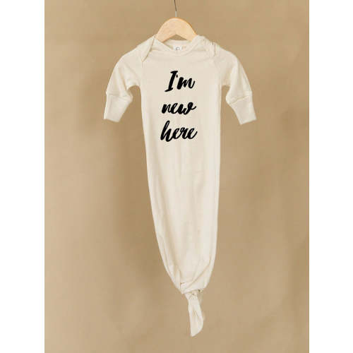 I'm New Here Infant Gown
