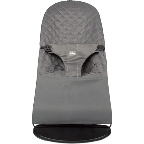 Fabric seat for Bouncer Belltop Compatible with Babyjörn Bouncer (Cover, seat): Balance, Soft & Bliss. Cover for Baby Bouncer. Baby seat for Hammock: Ergonomic fit. Hypoallergenic Poly Cotton - Grey