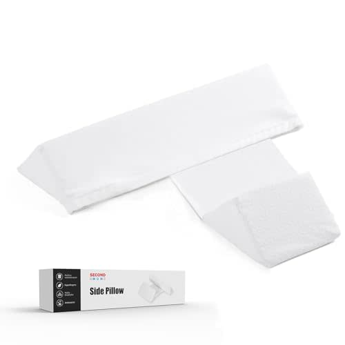 Side Sleeper Wedge Adjustable Soft and Breathable Sleeping Pillow Supports Newborn Baby Front and Back