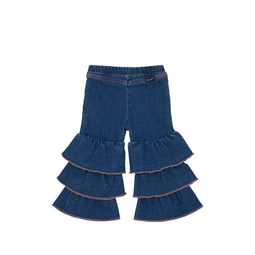 Wrangler Toddler Girl's Morgan Tiered Ruffle Flare Jeans