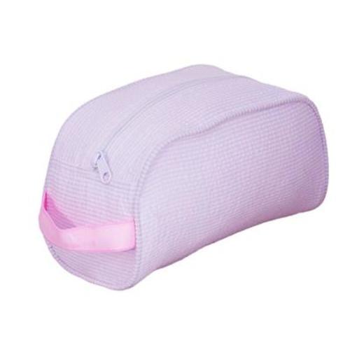 Personalized Pink Seersucker Traveler