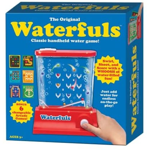 LatchKits The Original Waterfuls -- Classic Handheld Water Game! -- Just Add Water -- Now with 6 Game Options!