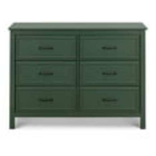 DaVinci Charlie 6-Drawer Double Dresser in Forest Green