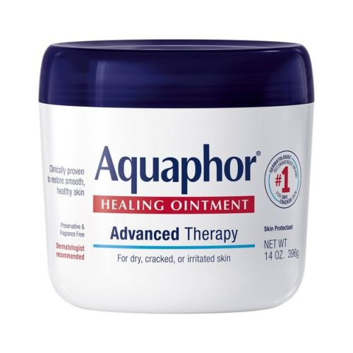 Aquaphor Healing Ointment Skin Protectant Advanced Therapy Moisturizer For Dry And Cracked Skin Unscented - 14oz
