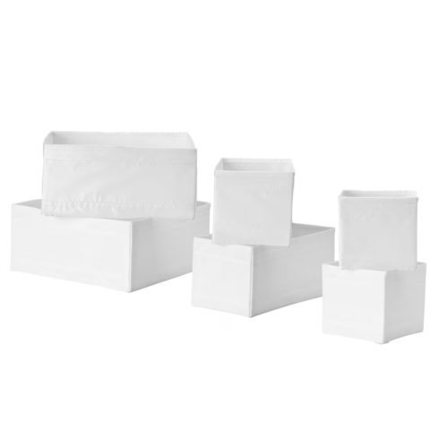 SKUBB Box Drawer Dividers, set of 6