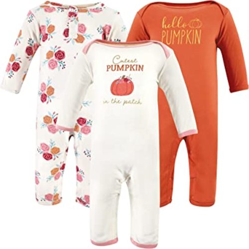 Hudson Baby baby-girls Cotton Coveralls