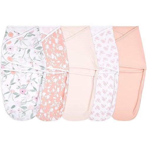 aden + anais Essentials Easy Wrap Swaddle - Easy Swaddle Newborn Swaddle Sack, Baby Swaddles, Sleep Sack Wearable Blanket