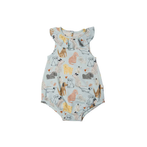 Puppy Ruffle Bubble Suit