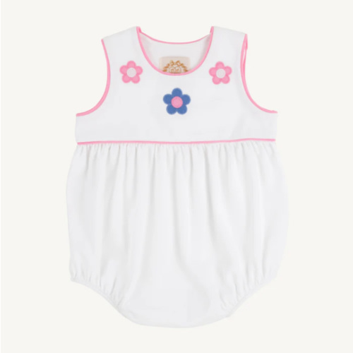 Brooksy Bubble - Worth Avenue White with Hamptons Hot Pink & Flower Em