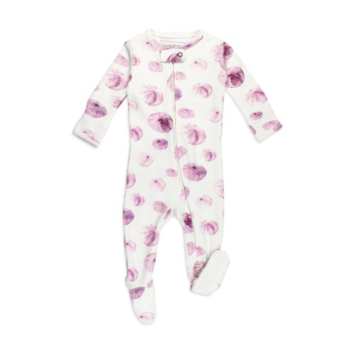 Sea Urchin Organic Cotton Zip Footie