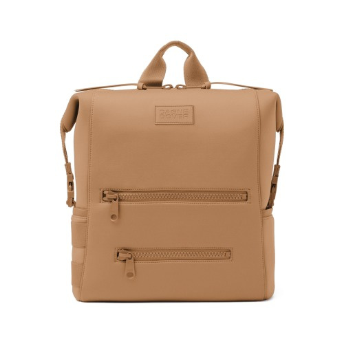 Dagne Dover Indi Large Water Resistant Scuba Knit Diaper Backpack, Camel