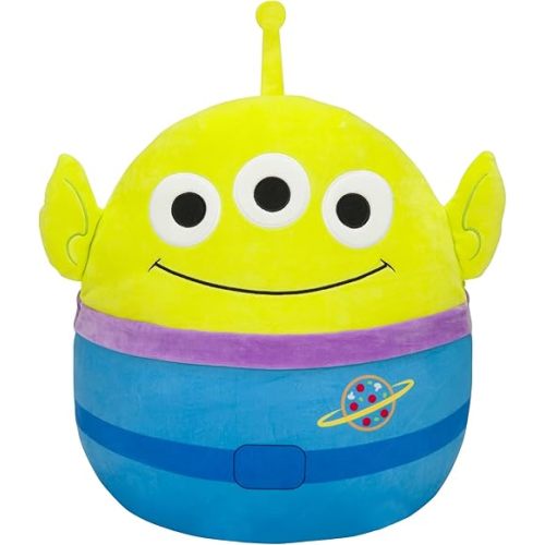 Squishmallows Pixar 14-Inch Plush - Add Alien to Your Squad, Ultrasoft Stuffed Animal Large Toy, Official Kellytoy