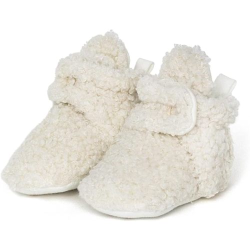 Robeez Sherpa Snap Booties 
Ivory
6-12 Months