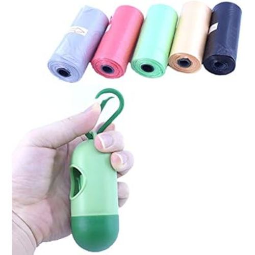 75 Disposable Diaper Refill Bags with Free Capsules Diaper Bag Dispenser,Unscented,Color May Vary
