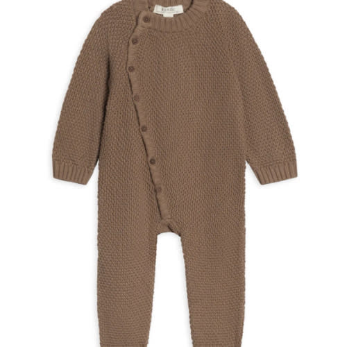 Casey Seed Stitch Sweater Knit Kimono Romper