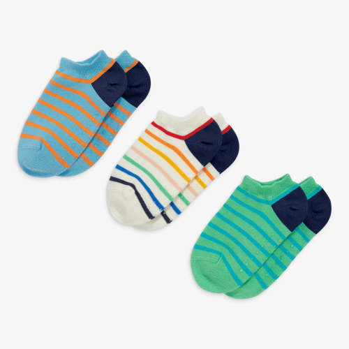 Ankle sock 3-pack in stripes