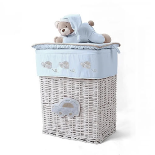 Hamper Blue Teddy Bear- Fly by Fly