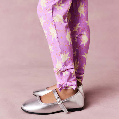 Disney Rapunzel's Flower Bow Leggings