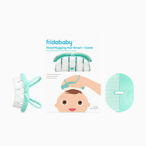 Infant Hairbrush + Comb + Case