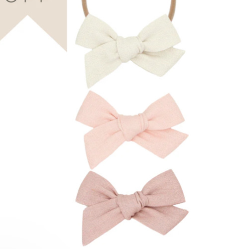 Linen Bow 3 Pack: Ballet Headbands – Lou Lou & Company