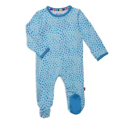 Magnetic Me - blue sparkle modal magnetic parent favorite footie – 6-9M