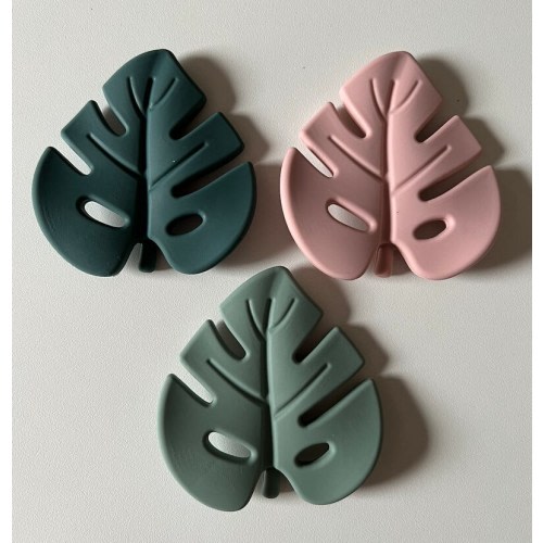 Monstera Leaf Silicone Teether Baby Gift - BPA Free