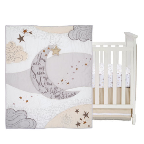 Lambs & Ivy Goodnight Moon 3-Piece Celestial Nursery Baby Crib Bedding Set & Reviews | Wayfair