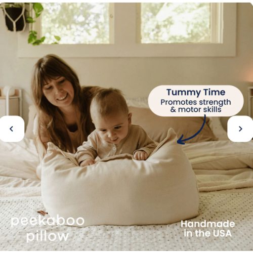 Peekaboo Pillow™ Official Site - Organic Infant Lap Pillow