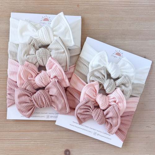 Everyday Essentials Basics Bows (Neutral + Pink)