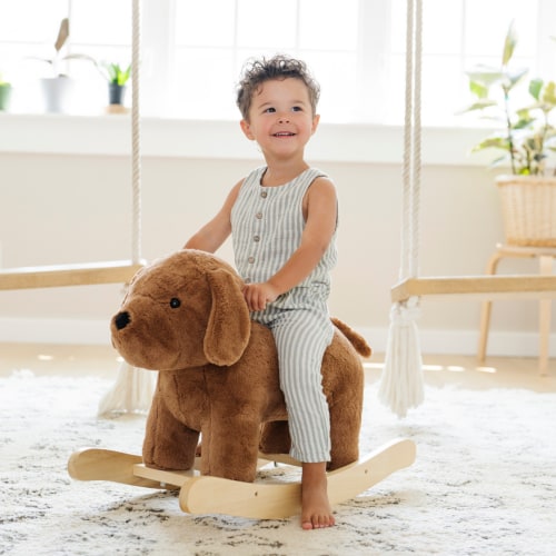 STUFFED "Puppy" ANIMAL ROCKER