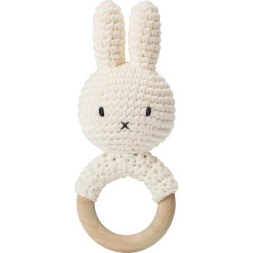 Miffy Handmade Teether White + Music - Just Dutch | Maisonette