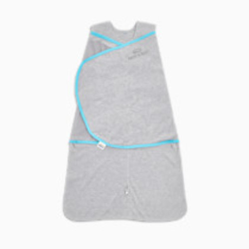 Halo Ideal Temp SleepSack Swaddle - Heather Grey/Aqua, Small