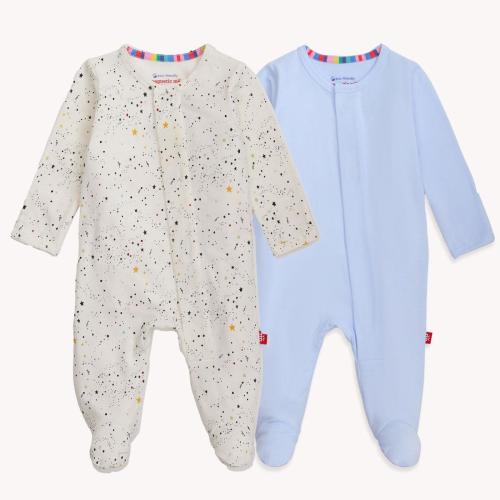 twinkling blue cloudstretch™ magnetic footies | 2 set – Magnetic Me