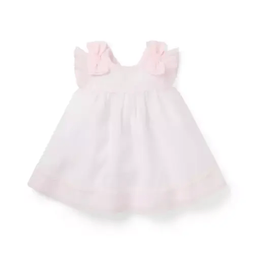 Baby Pink Blossom The Organza Bow Baby Dress by Janie and Jack