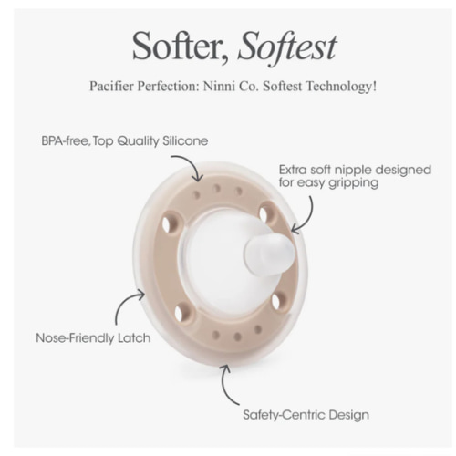 Ninni Pacifier Oatmeal 2 Pack