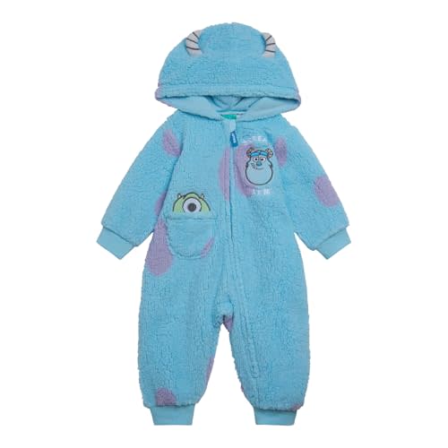 Disney Winnie the Pooh Mickey Mouse Lilo & Stitch Jack Skellington Monsters Inc Baby Zip Up Coverall Newborn to Infant Sizes