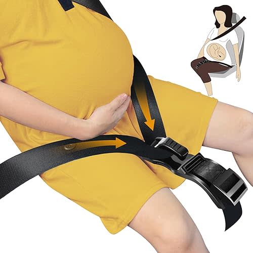 Cushion Bump Strap- Seat Adjuster for Mother-Prevent The Abdomen from Stress,Easy Install