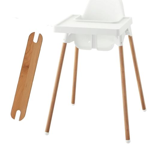 Yeah Baby Goods Adjustable Footrest & Leg Wrap Set Compatible with The IKEA Antilop Highchair (Cherry) - High Chair Accessories Bundle - Attachable Foot Rest w/Support Clamps & Matching Leg Stickers