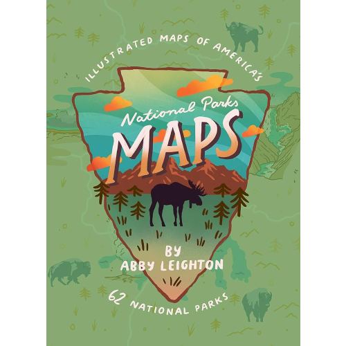 National Parks Maps: Illustrated Maps of America's 62 National Parks