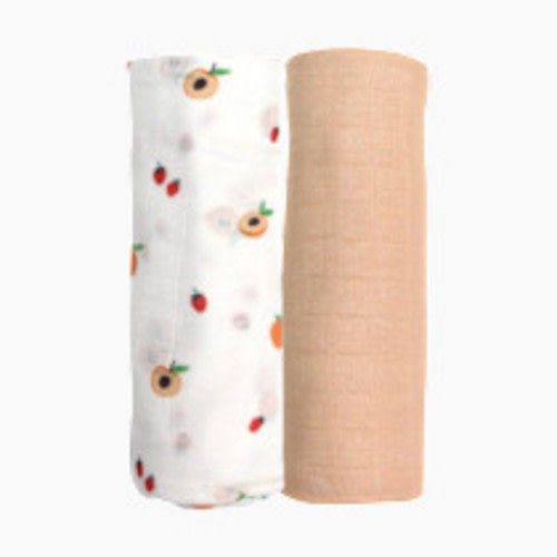Bamboo Little Swaddle Set - Peach
