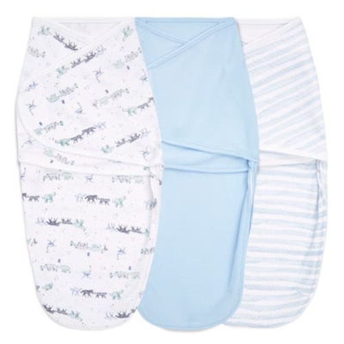 essentials wrap swaddles 3 pack rising star